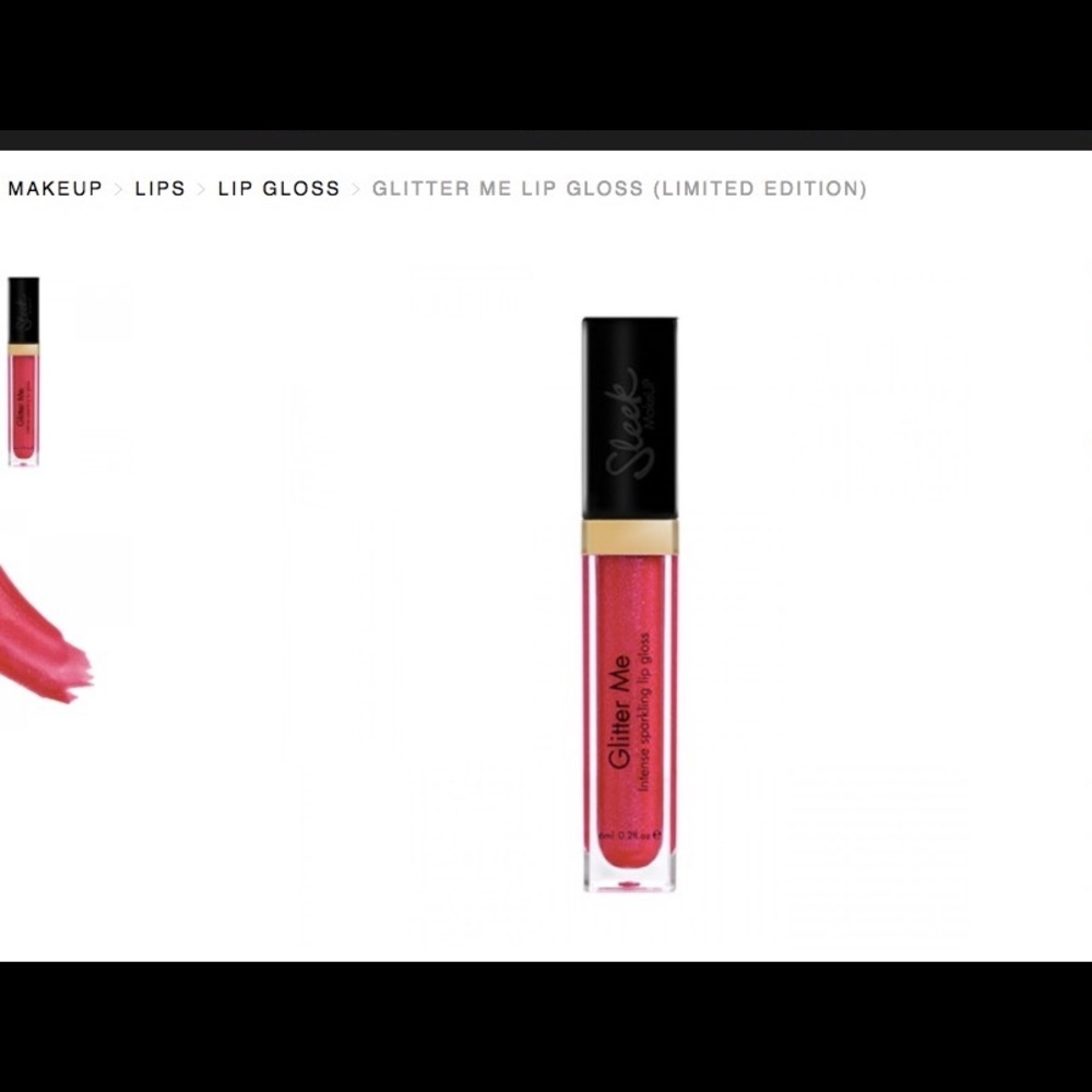 Sleek MakeUP Glitter Me Private Jet Lip Gloss LE